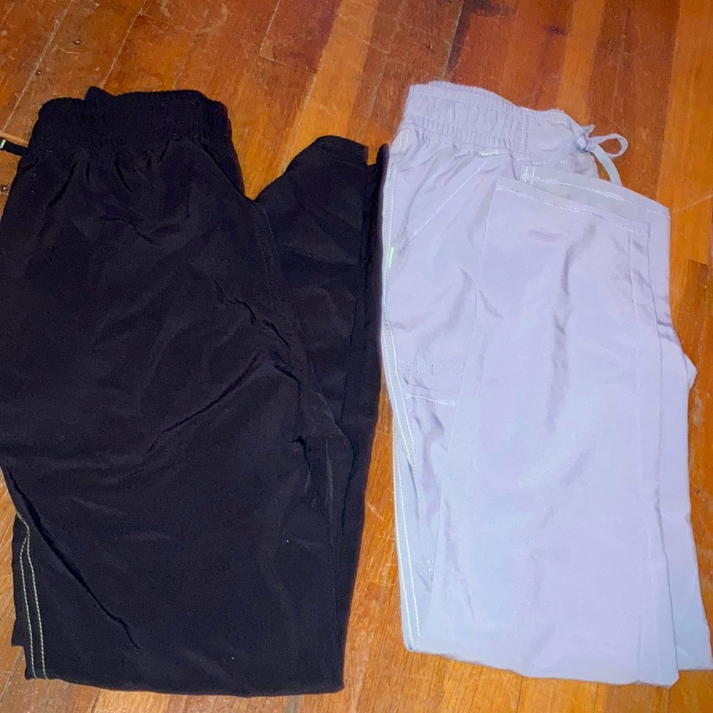 2 sets of X-Small, Scrubstar Scrubs, Gray & White, Practically Brand New